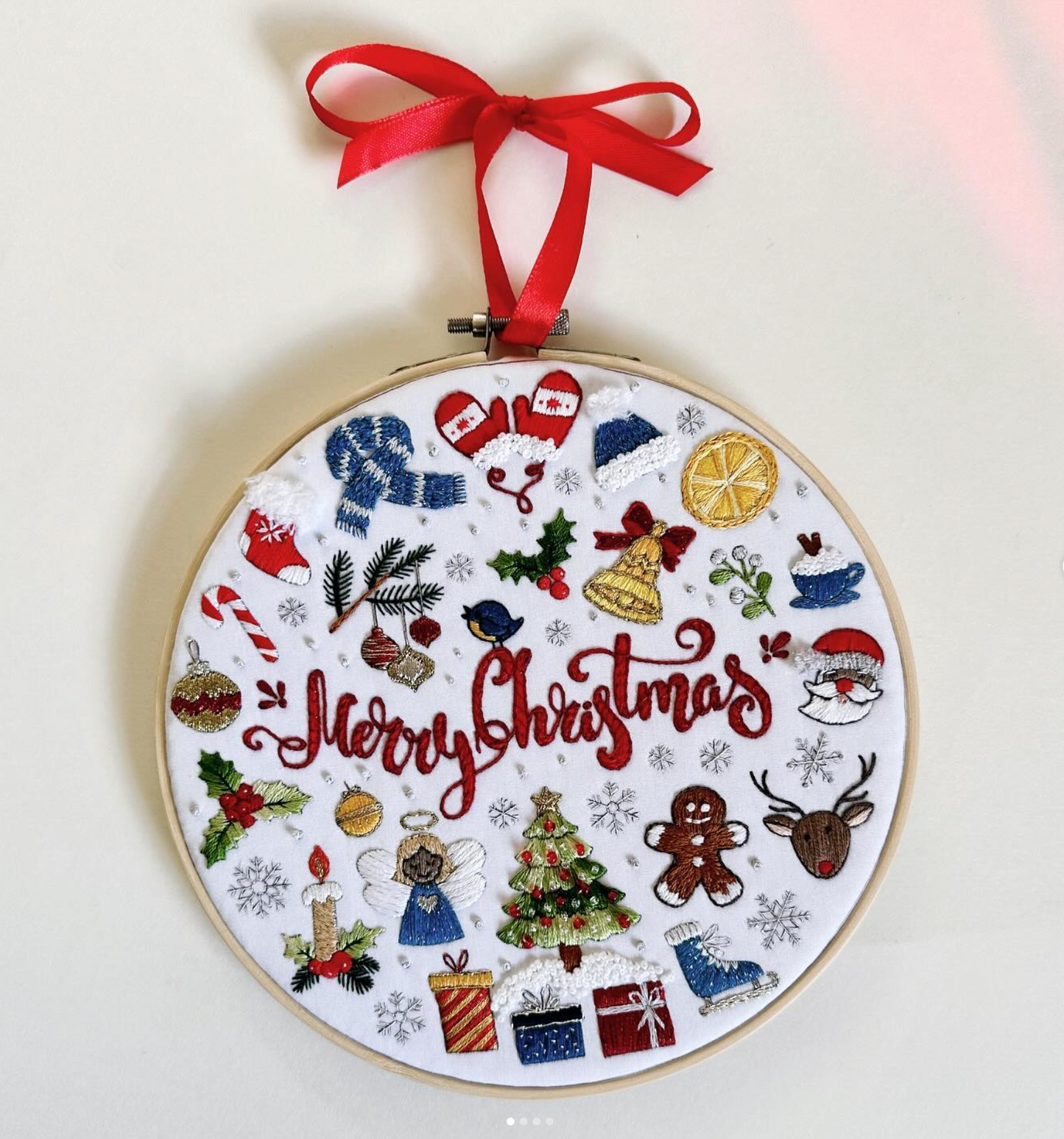"Advent Calendar" Christmas Stitch Along 🎄 Hand Embroidery Pattern + Video Tutorials