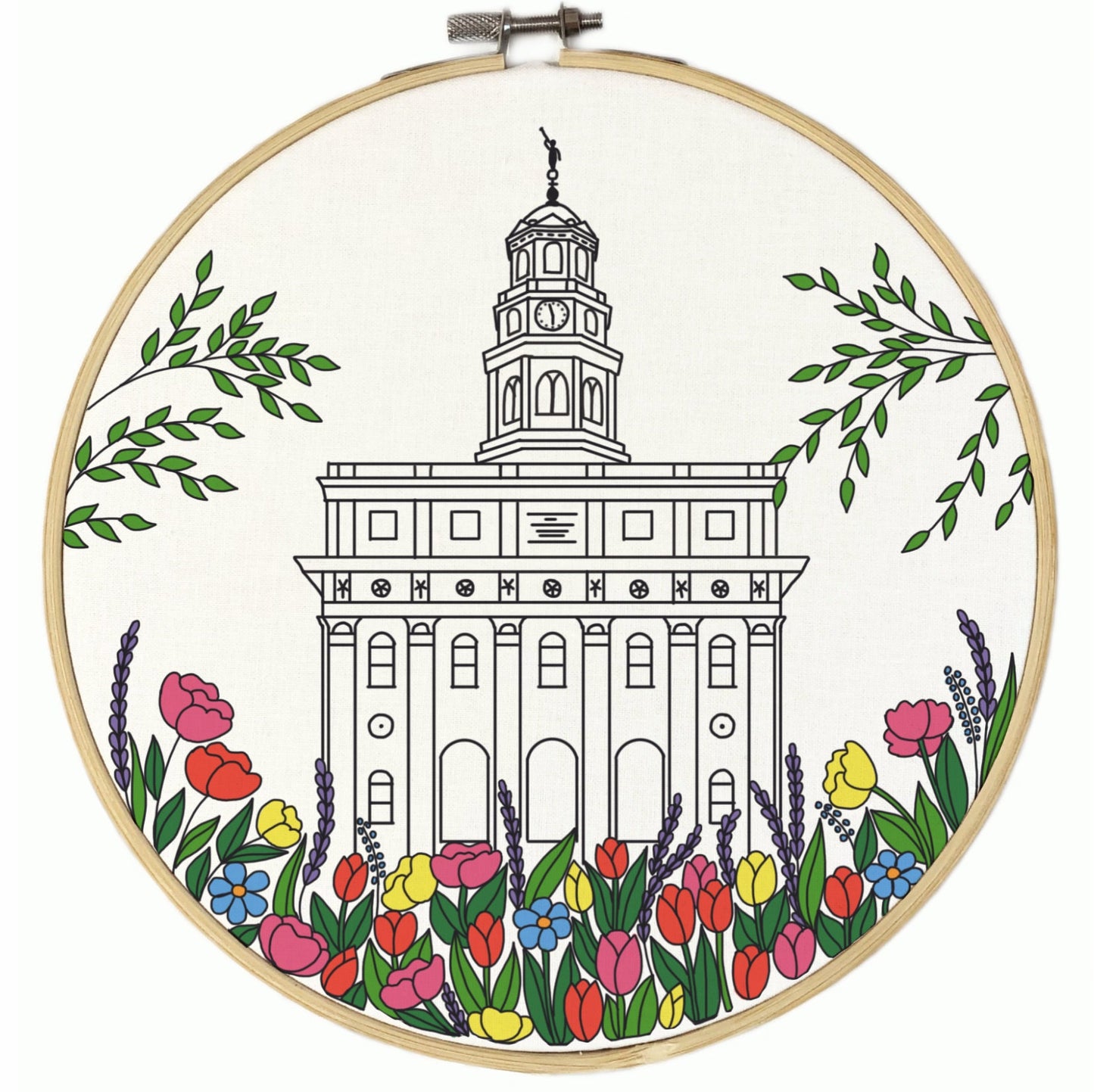 Mormon Temples - Hand Embroidery Pattern