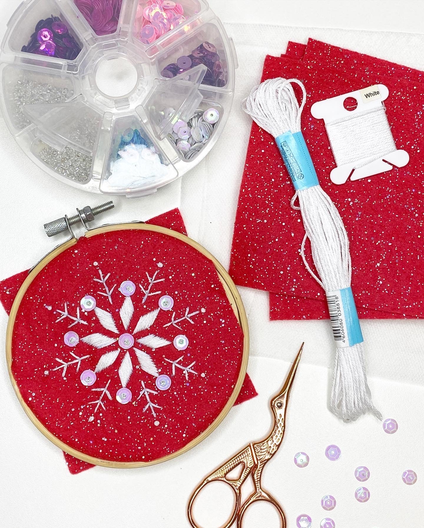 🎄Snowflake Christmas Ornament ❄️ FREE Pattern for Beginners