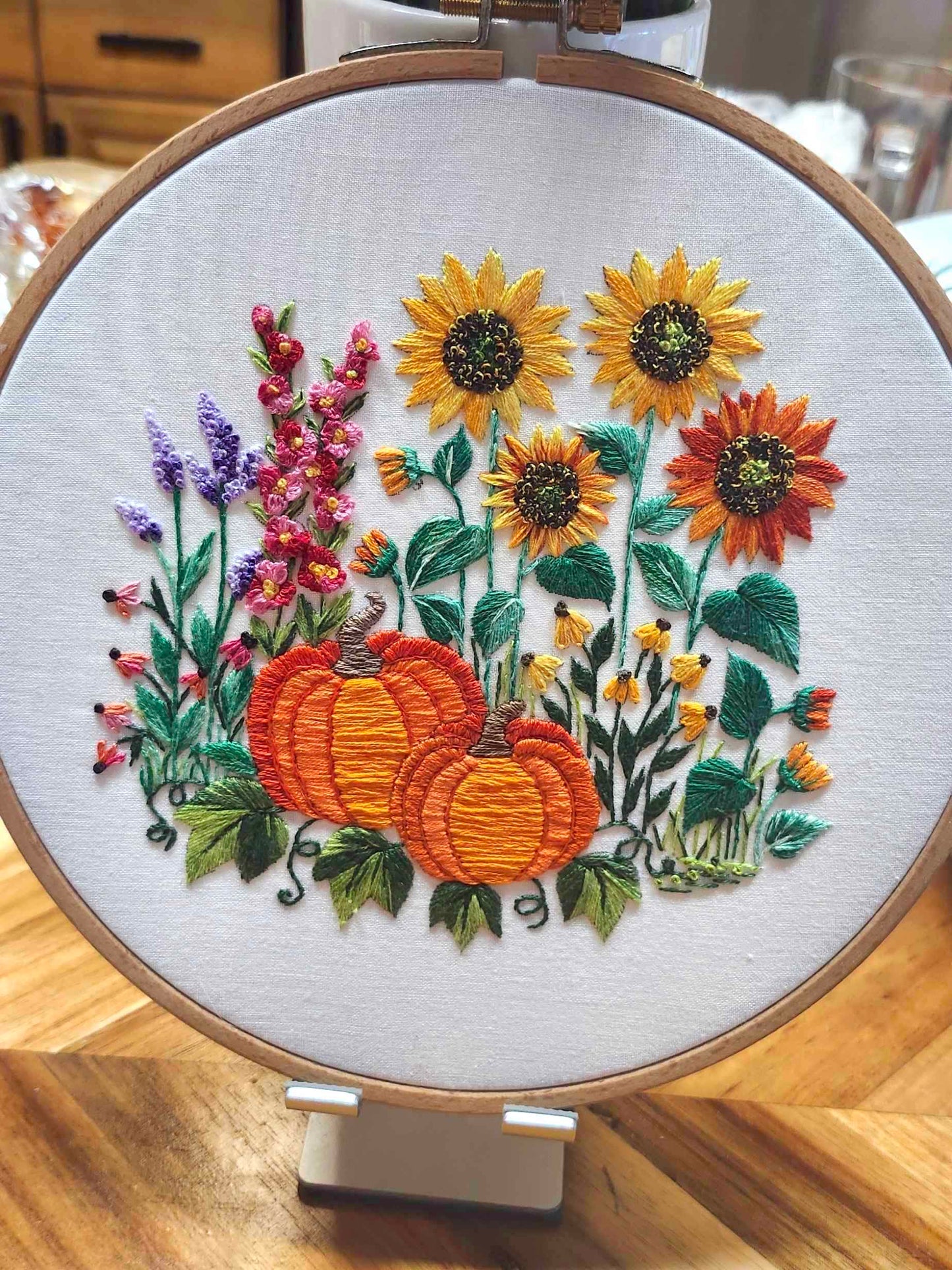 Vegetable Garden - Hand Embroidery Pattern + Video Course