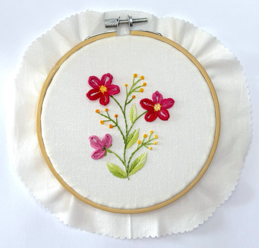 FREE Mini-Pattern for Practicing Petal Stitch Flowers