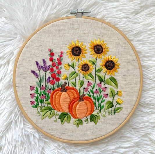 Vegetable Garden - Hand Embroidery Pattern + Video Course