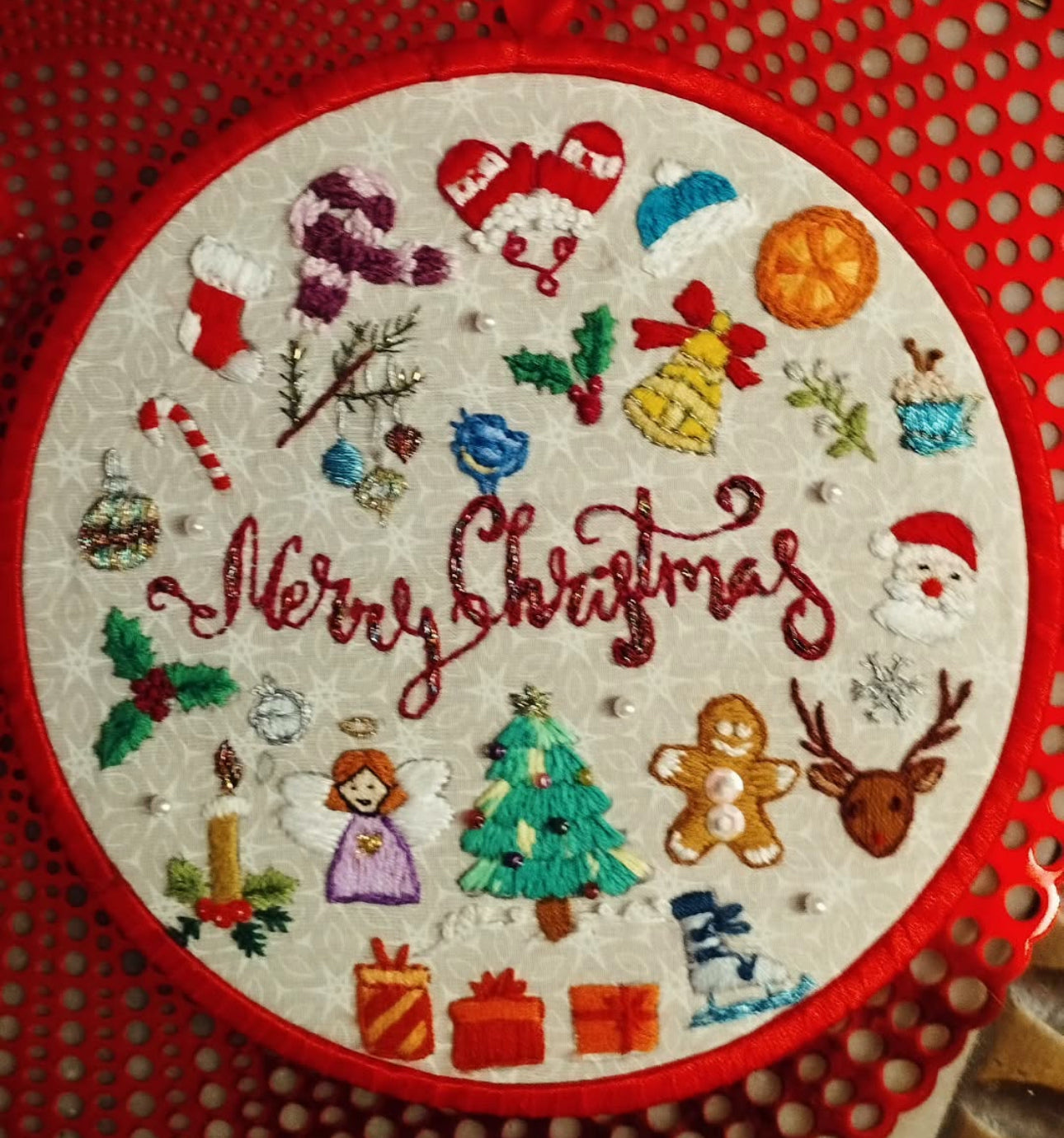 "Advent Calendar" Christmas Stitch Along 🎄 Hand Embroidery Pattern + Video Tutorials