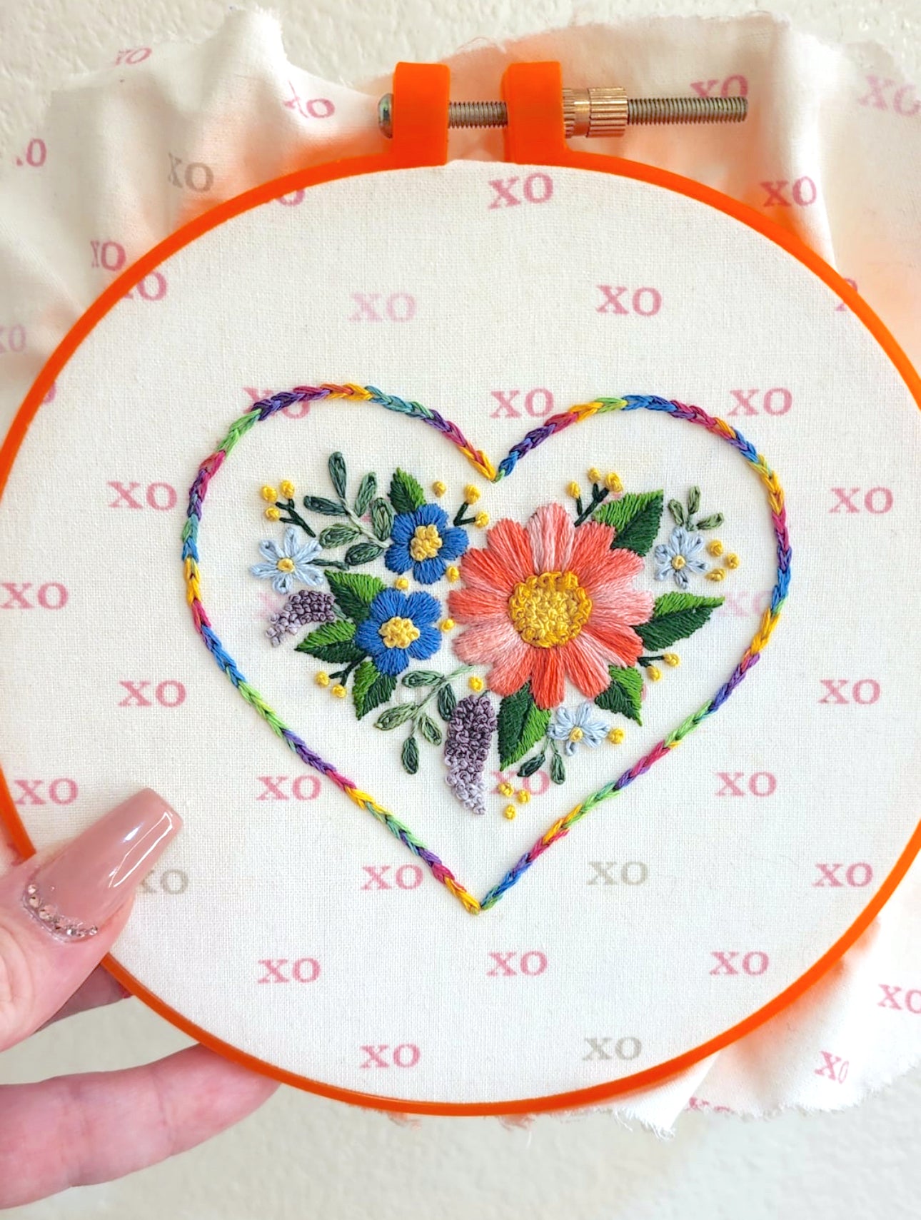 FLORAL VALENTINES 💖 3 Valentine's Day Hand Embroidery Patterns