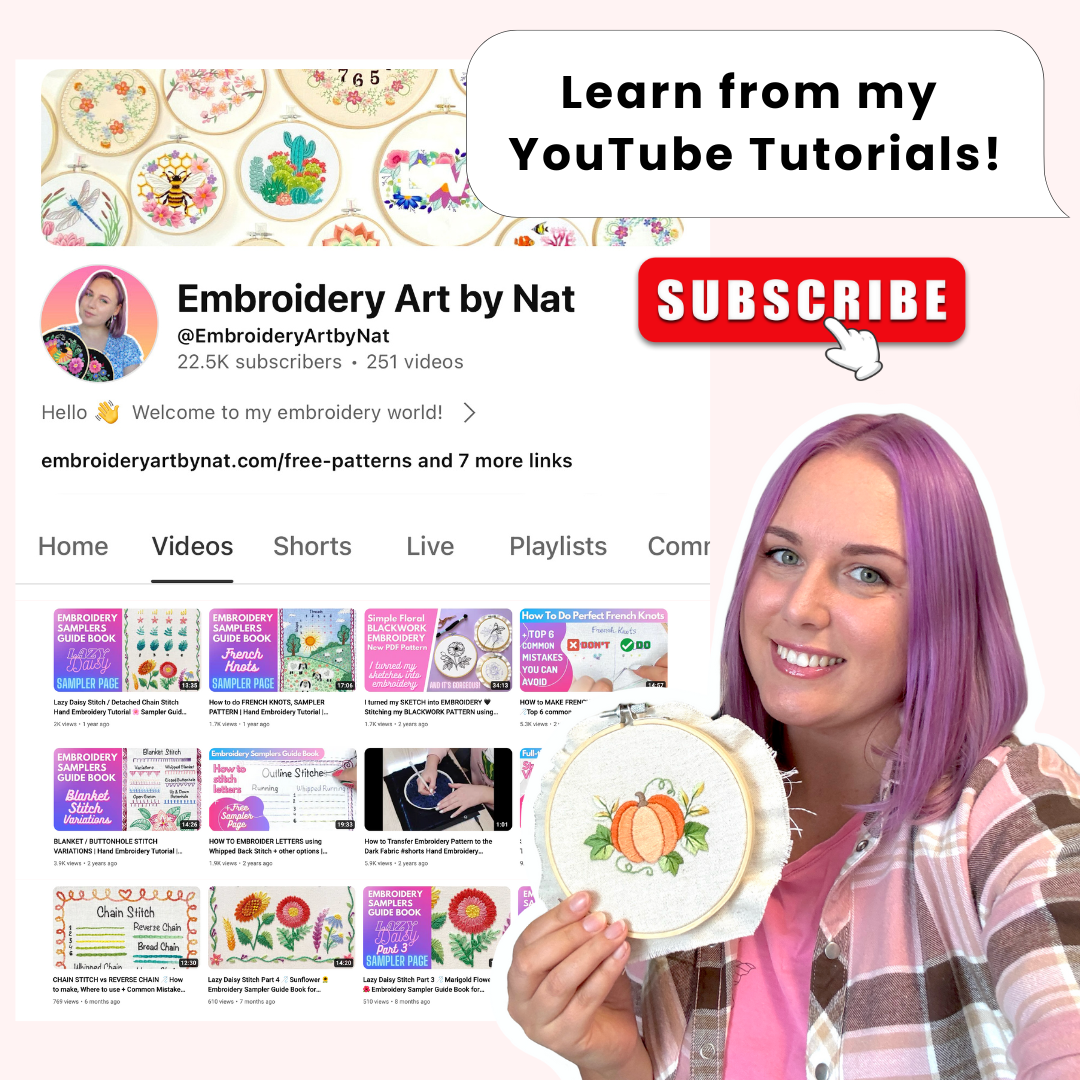 Vegetable Garden - Hand Embroidery Pattern + Video Course