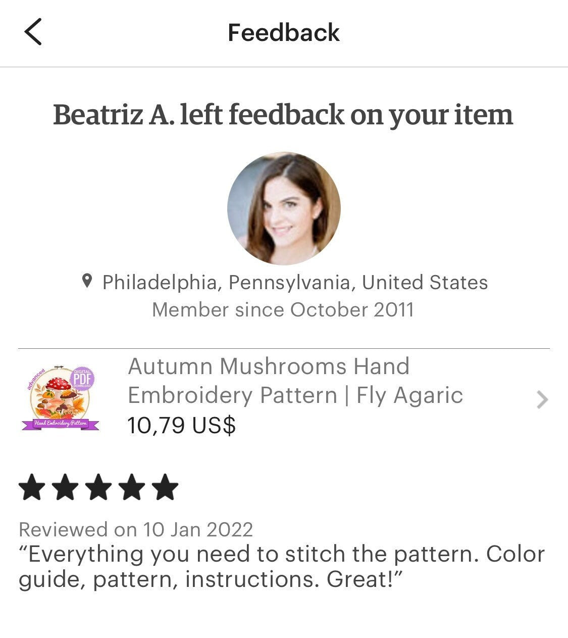 Amanita Mushrooms - Hand Embroidery Pattern | Digital PDF + Video Course | 6,5' hoop