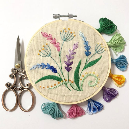 Wildflowers Hand Embroidery Design + Beginner Guide