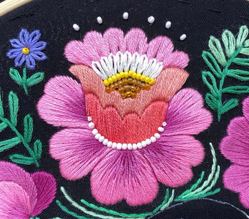 Bird of Paradise Hand Embroidery Pattern + Video Course