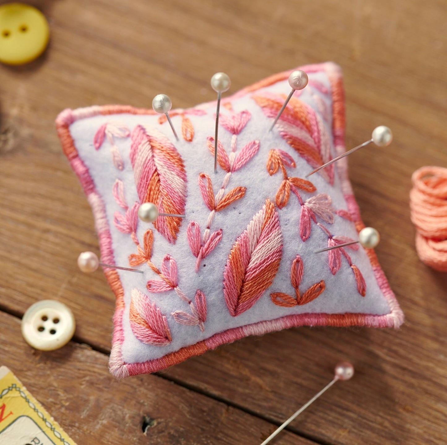 Pincushion Hand Embroidery Pattern
