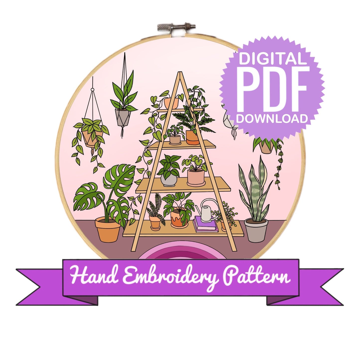 Winter Garden - Hand Embroidery Pattern