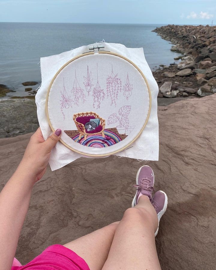 Cozy Corner - Hand Embroidery Pattern